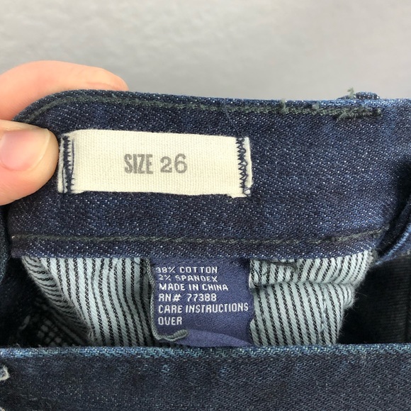 Madewell Dark Wash Skinny Skinny Ankle Jeans Size 26 - Picture 7 of 7